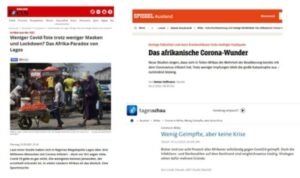 Corona-Schlaglichter afrika drosten