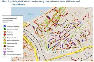 Datenhandel in Deutschland / Überwachung / Zensur(potential) microm geo milieus