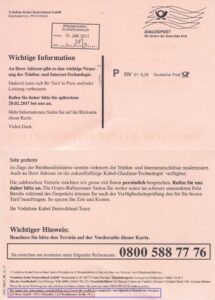 Datenhandel in Deutschland / Überwachung / Zensur(potential) vodafone werbung 1