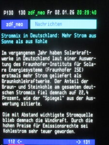 strommix brd mehr strom aus sonne als aus kohle 02.01.26